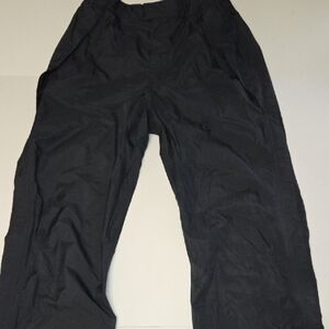 Vintage Burberry Black Athletic Golf Pants Lightweight Relaxed Fit M